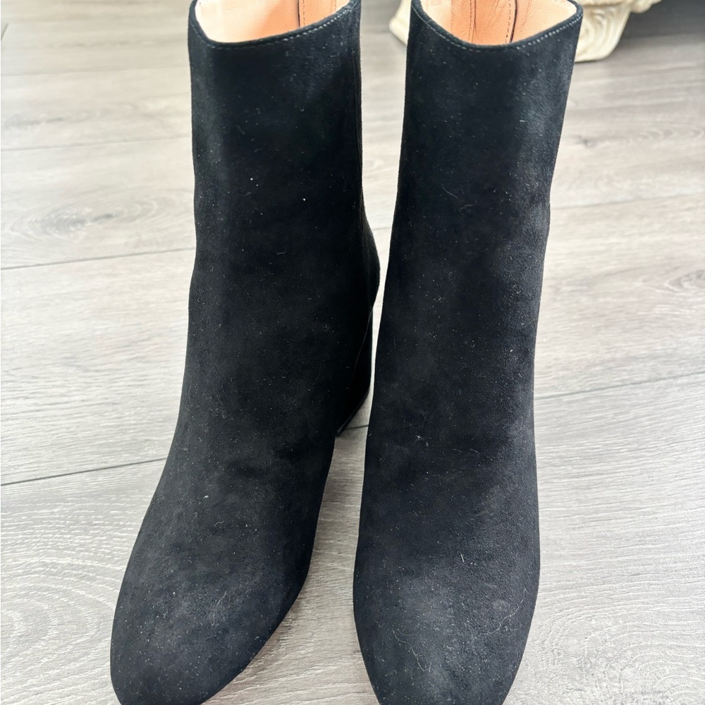 Brand new black JCrew suede ankle boots